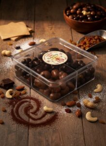Ganesh Chaturthi - Assorted Dragée 4-in-1 (Cashew, Almond, Peanut, Raisin) | Choco Coated Panned Nuts & Raisins | 250 gm