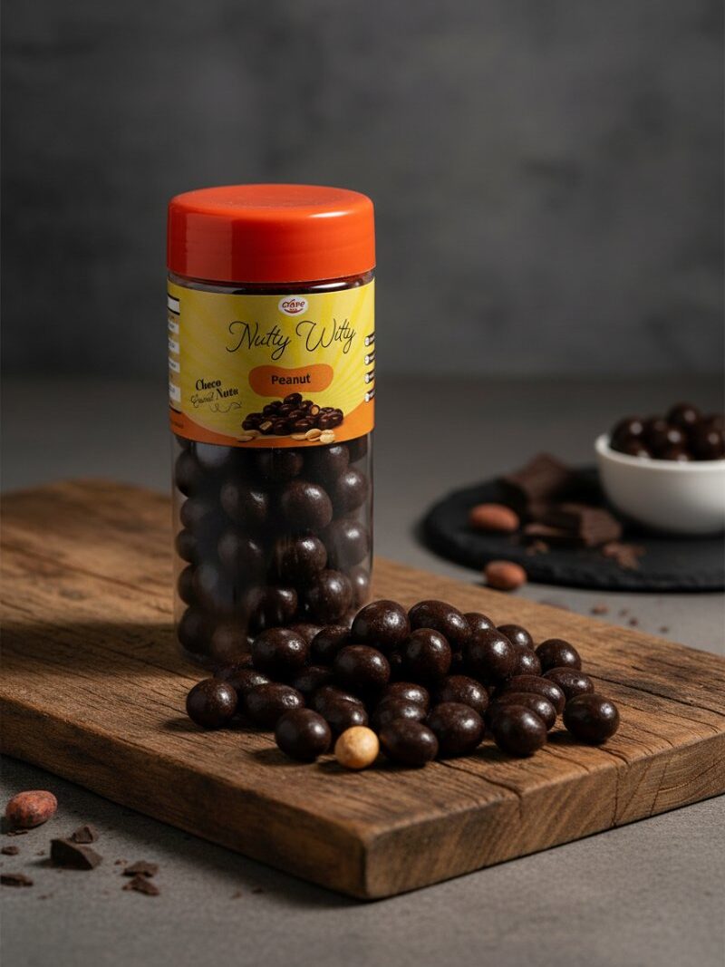 Peanut Dragée - Blended Choco | Blended (Milk+Dark) Choco Coated Panned Peanuts | 120 gm